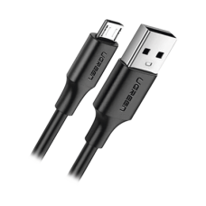 Cable USB-A a Micro USB | 1 Metro (3.28 Pies) | Tecnología de Carga Rápida Qualcomm / QC 3.0/2.0 | Recarga hasta 18W | Transmisión de Datos hasta 480Mbps | Tecnología de Carga Segura | Hasta 5,000 Flexiones | ABS y PVC de Alta Duración
