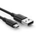Cable USB-A a Micro USB | 2 Metros (6.56 Pies) | Tecnología de Carga Rápida Qualcomm / QC 3.0/2.0 | Recarga hasta 18W | Transmisión de Datos hasta 480Mbps | Tecnología de Carga Segura | Hasta 5,000 Flexiones | ABS y PVC de Alta Duración