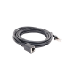 Cable de Extensión Cat6 RJ45 F/UTP / Macho a Hembra / 3 Metros (9.84 Pies) / Método de Conexión 568B / Velocidad de Transmisión 1000Mbps / Ancho de Banda del Canal 250MHz / Caja de Cobre / Negro