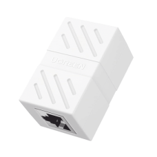 Acoplador (Extensor de Cable Ethernet RJ45 a RJ45) | 1000Mbps | Compatibilidad con Cat7 Cat6A Cat6 Cat5e | Compatible con POE | Ignífugo | ABS | Color Blanco