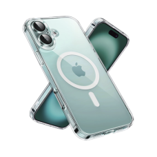 Funda protectora magnética transparente UGREEN Classy para iPhone 16 Plus (transparente)
