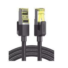 Cable Ethernet Cat7 CLASS F/FTP Redondo con Malla de Nylon 1 Metro (3.28 Pies)