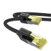 Cable Ethernet Cat7 CLASS F/FTP Redondo con Malla de Nylon 2 Metros (6.56 Pies)