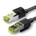 Cable Ethernet Cat7 CLASS F/FTP Redondo con Malla de Nylon 2 Metros (6.56 Pies)