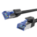 Cable Ethernet Cat8 CLASS F/FTP Redondo con Malla de Nylon 1 Metro (3.28 Pies)