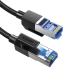 Cable Ethernet Cat8 CLASS F/FTP Redondo con Malla de Nylon 1 Metro (3.28 Pies)