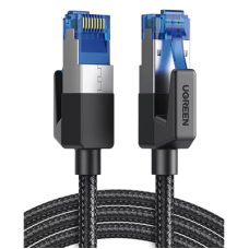 Cable Ethernet Cat8 CLASS F/FTP Redondo con Malla de Nylon 2 Metros (6.56 Pies)