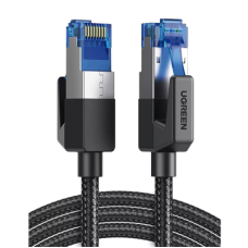 Cable Ethernet Cat8 Class F/FTP Redondo con Malla de Nylon 5 Metros (16.40 Pies)
