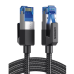 Cable Ethernet Cat8 Class F/FTP Redondo con Malla de Nylon 5 Metros (16.40 Pies)