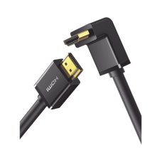 Cable HDMI 2.0  en Angulo de 90°  / 2 m / 4K@60Hz / HDR / 3D / HEC (Canal Ethernet HDMI) / ARC (Canal de Retorno de Audio / CEC / 32 canales de Audio / HDCP 2.2 / Dolby Atmos / 18 Gbps / Blindaje Múltiple