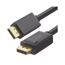 Cable DisplayPort 1.2 Macho a Macho | Longitud 3 Metros (9.84 Pies) | Versión DP1.2 | Soporta 4K@60Hz; 2K@144Hz | Soporta 3D | Color Profundo de 8 y 10 Bits | Blindaje Interno Múltiple | Cobre Estañado 28AWG | Botón de Liberación