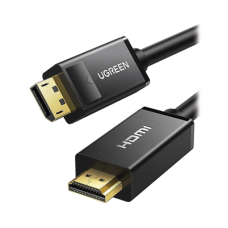 Cable DP Macho a HDMI Macho / Longitud 1.50 Metros (4.92 Pies) / Soporta 4K@30Hz / Soporta 3D / Cobre EstaÑado 28AWG / Blindaje Interno MÚltiple / TransmisiÓn Unidireccional / BotÓn de LiberaciÓn / Chip de Última GeneraciÓn