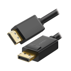 Cable DisplayPort 1.2 Macho a Macho | Longitud 1.50 Metros (4.92 Pies) | Versión DP1.2 | Soporta 4K@60Hz; 2K@144Hz | Soporta 3D | Color Profundo de 8 y 10 Bits | Blindaje Interno Múltiple | Cobre Estañado 28AWG | Botón de Liberación