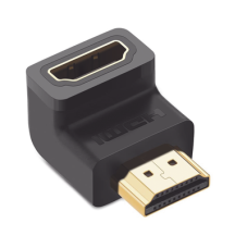 Adaptador HDMI de 90 Grados Macho a Hembra / Hacia Abajo / HDMI 2.0 4K@60Hz / Proporciona Flexibilidad Sin Doblar los Cables HDMI