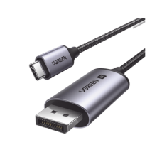 Cable USB-C a DP 1.4 | 3 Metros (9.84 Pies) | Compatible con Thunderbolt 3 & 4 | 8K@60Hz | 4K@240Hz | HDR10+ | eARC | DTS | 3D | ALLM | VRR | | FreeSync G-Sync | Caja de Aluminio | Nylon Trenzado | Conector Niquelado | Blindaje Multicapa