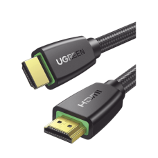 Cable HDMI 2.0 de Nylon Trenzado / 3 Metros (9.84 Pies) / 4K@60Hz / HDR / 3D / HEC (Canal Ethernet HDMI) / ARC (Canal de Retorno de Audio) / Color Profundo de 48 Bits / Audio de 32 Canales / HDCP 2.2 / Audio DTS: X / 18 Gbps / Blindaje de 4 Capas