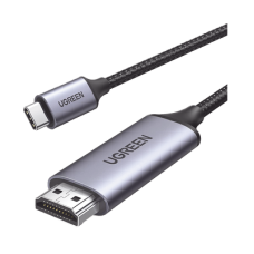 Cable USB-C 3.1 a HDMI 4K | 1.5 Metros (4.92 Pies) | Compatible con Thunderbolt 3 & 4 | Adaptador Tipo-C a HDMI | 4k@60Hz | Soporta Modo Espejo y Modo Extendido | Carcasa de Aluminio | Nylon Trenzado | Conector Niquelado | Blindaje Multicapa