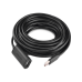 Cable de Extensión Activo USB 2.0 / 30 Metros / Macho-Hembra / Booster individual FE1.1S incorporado / Velocidad de hasta 480 Mbps / Ideal para impresoras, consolas , Webcam, etc.