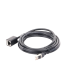 Cable de Extensión Cat6 RJ45 F/UTP / Macho a Hembra / 3 Metros (9.84 Pies) / Método de Conexión 568B / Velocidad de Transmisión 1000Mbps / Ancho de Banda del Canal 250MHz / Caja de Cobre / Negro