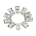 CONECTOR CAT6 BLINDADO BOLSA CON 10 UNIDADES