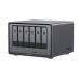 NAS UGREEN NASync DXP6800 Pro / Intel Core i5-1215U 10 Núcleos / 6 Bahías SATA + 2 M.2 NVMe / 2 Puertos Thunderbolt 4 / 2 Puertos 10GbE / 8K HDMI / PCIe 4.0 x4 / DDR5 Hasta 64GB / Compatibilidad Multiplataforma