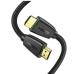 Cable HDMI 2.0 de Nylon Trenzado / 2 Metros (6.56 Pies) / 4K@60Hz / HDR / 3D / HEC (Canal Ethernet HDMI) / ARC (Canal de Retorno de Audio) / Color Profundo de 48 Bits / Audio de 32 Canales / HDCP 2.2 / Audio DTS: X / 18 Gbps / Blindaje de 4 Capas