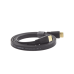 Cable HDMI 2.0 Plano de 1.5 Metros (4.92 Pies) / 4K@60Hz / HDR / 3D / HEC (Canal Ethernet HDMI) / ARC (Canal de Retorno de Audio / Color Profundo de 48 Bits / Audio de 32 Canales / HDCP / Audio Dolby True HD 7.1 / 18 Gbps / EstaÑado y Triple Blindaje / A
