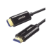 Cable HDMI de 30 Metros (98.43 Pies) por Fibra Óptica 8K@60Hz / Fibra de 4 Núcleos + Cobre EstaÑado de 7 Núcleos / Compatible con HDMI 2.1 / Alta Velocidad 18 Gbps / 3D / HDR / Caja de Aleación Zinc / Premium