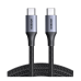 Cable USB-C a USB-C | 2 Metros | Potencia de Carga 240W | 48V/5A | PD3.1 /3.0 | 480 Mbps | Chip E-Market | Carcasa de Aluminio | Nylon Trenzado.