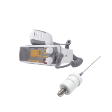 Kit de radio UM385 | mas antena marina de fibra de vidrio TX-1600-SYS Kit de radio UM385 | mas antena marina de fibra de vidrio TX-1600-SYS