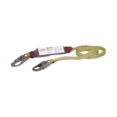 Amortiguador de impacto, en banda con costuras reforzadas, con ganchos de doble seguro. Amortiguador de impacto, en banda con costuras reforzadas, con ganchos de doble seguro.