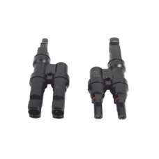 Conector  MC-4 Doble para Módulos Fotovoltaicos. Tipo 2T