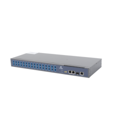 OLT de 1 GPON puerto con Splitter de 1 a 32 SC/UPC Incluido  + 3 puertos Uplink (2 puertos Gigabit Ethernet + 1 puerto SFP/SFP+) , hasta 128 ONUS