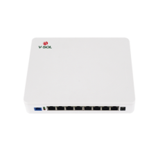 ONU Dual EPON/GPON / 8 Puertos PoE 802.3at Gigabit / Wi-Fi Doble banda 2.4 y 5 GHz /  1 Puerto SC/UPC