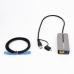 ONU Bridge Dual GPON/EPON USB Portátil / 1 puerto RJ45 2.5Gbps / 1 puerto USB