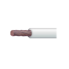 Bobina de cable de 100 metros para cableado eléctrico VIAKON calibre 10 de color blanco tipo THW-2-LS/THHW-LS Bobina de cable de 100 metros para cableado eléctrico VIAKON calibre 10 de color blanco tipo THW-2-LS/THHW-LS