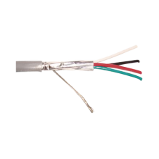Cable 4 x 18 AWG / Blindado / 305 Metros (1000 Pies) / Riser / UL / Color Gris / Hecho en México