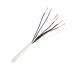 Bobina de Cable de 152 Metros (500 Pies) de 6 x 20 AWG / Blindado / Color Blanco / Aplicaciones en Control de Acceso, Audio e Instrumentación