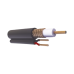 ( Venta x Metro ) Cable Coaxial RG59 Siamés, Malla de Cobre y Aluminio, Hecho en México, Optimizado para HD+ 2 Hilos Calibre 20
