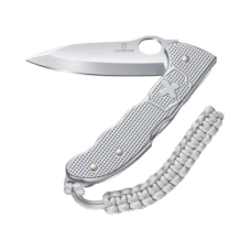 Navaja Victorinox Hunter con Cachas Alox Acanaladas y Hoja a una Mano. Con Colgante Paracord Plateado. Navaja Victorinox Hunter con Cachas Alox Acanaladas y Hoja a una Mano. Con Colgante Paracord Plateado.