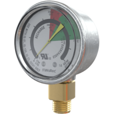 Manómetro de Contacto | Argón/Nitrógeno | 2901 PSI (200 bar) N.O Baja presión | Sistemas de Extinción Oxeo