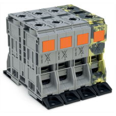 Juego de Bornes Trifásicos, POWER CAGE CLAMP, 10 Puntos de Conexión, 4 Potenciales, Sección 50-185 mm², Multicolor, Con Bridas de Fijación Juego de Bornes Trifásicos, POWER CAGE CLAMP, 10 Puntos de Conexión, 4 Potenciales, Sección 50-185 mm², Multicolor, Con Bridas de Fijación