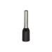 Terminal de Crimpado / Hembra 1.5 mm² AWG 16 / Camisa Plástica / Estanco al Gas / Negro / Cobre Electrolítico / Zincado Galvanizado