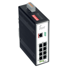 Switch Industrial Gestionable / 8 Puertos 100Base-TX / PROFINET Clase B / Alimentación 12-60V DC / IP30 / -40°C a +70°C / Gestión Web-SNMP / MRP / VLAN Switch Industrial Gestionable / 8 Puertos 100Base-TX / PROFINET Clase B / Alimentación 12-60V DC / IP30 / -40°C a +70°C / Gestión Web-SNMP / MRP / VLAN