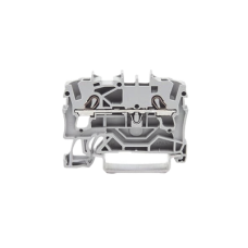 Borna de Paso / 2 Conductores / 2.5 mm² / Aplicaciones Ex e II / Push-in CAGE CLAMP® / Marcaje Lateral y Central / Carril DIN 35 x 15 y 35 x 7.5 / Gris