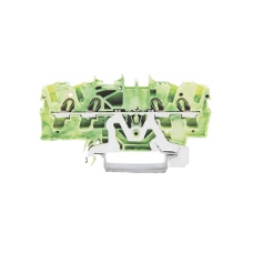 Borna de Tierra / 4 Conductores / 2.5 mm² / Push-in CAGE CLAMP® / Aplicaciones Ex e II / Marcaje Lateral y Central / Carril DIN 35 x 15 y 35 x 7.5 / Verde-Amarillo