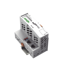 Coupler Fieldbus EtherCAT / 100 Mbit/s / Hasta 64 Módulos I/O / Proceso de Imagen 1024 Bytes / 24 VDC / IP20 / Certificaciones ATEX IECEx / Montaje Riel DIN