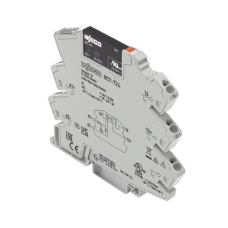 Módulo Relé Solid-State / 24 VCC / 3 A / Push-in CAGE CLAMP® / LED Indicador Amarillo / IP20 / Montaje Carril DIN-35