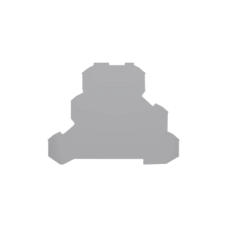 Placa Final e Intermedia / 0.8 mm Espesor / Gris / Poliamida PA 66 / Clase UL 94 V0 / Montaje Tipo Encajable Placa Final e Intermedia / 0.8 mm Espesor / Gris / Poliamida PA 66 / Clase UL 94 V0 / Montaje Tipo Encajable