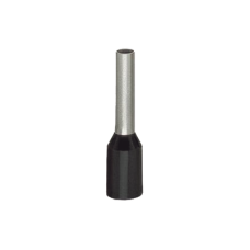 Terminal Crimpable / Hembra 1.5 mm² (AWG 16) / Camisa Plástica / Cincado Galvanizado / Negro